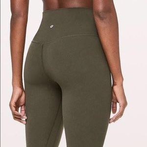 lululemon olive green leggings.